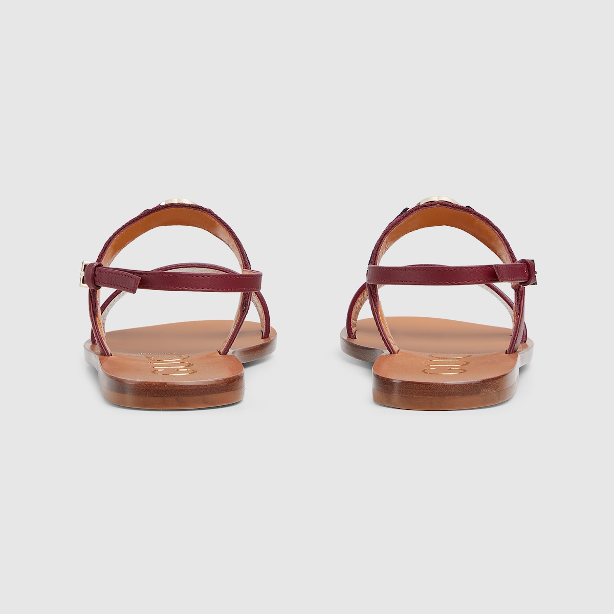 Gucci Women’s sandal with Interlocking G and Web - Image 4